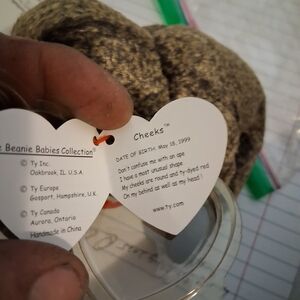 Ty Plush Monkey in Brown and Tan